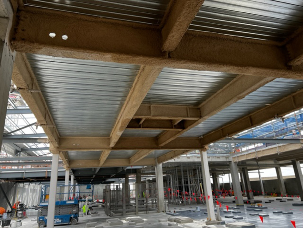 A M Passive Fire Systems Fireproofed Structural Beams With Promat