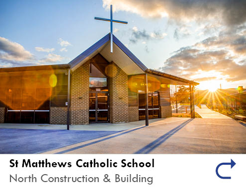Link to the St Matthews Catholic School project feature by the Australian National Construction Review.